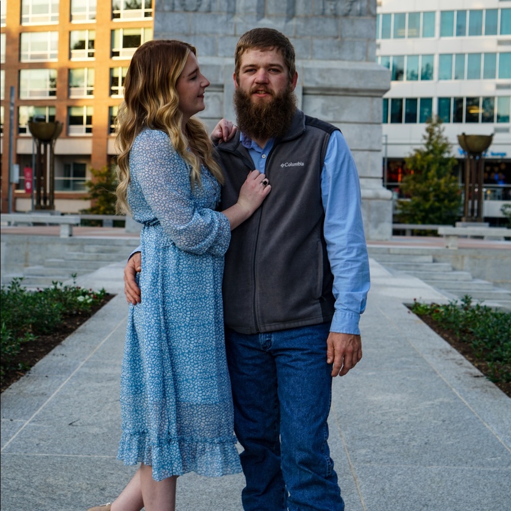 Blue prairie dress